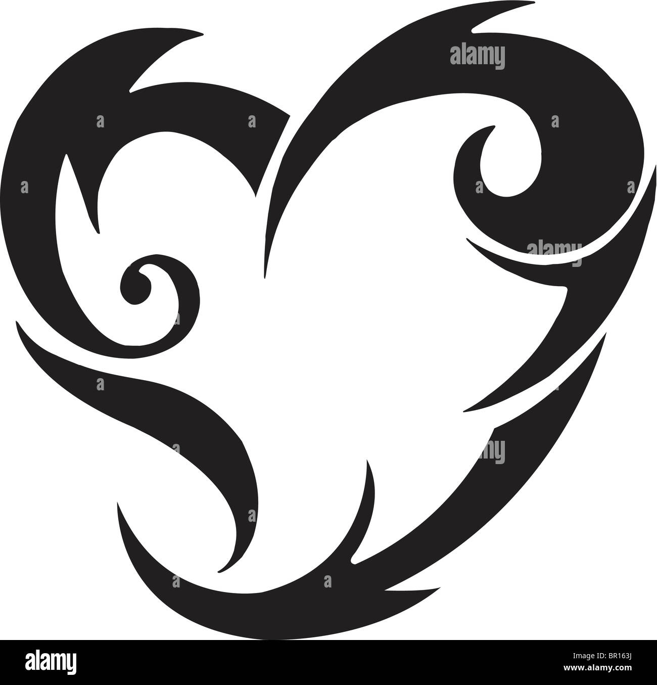 Tribal heart hi-res stock photography and images - Alamy