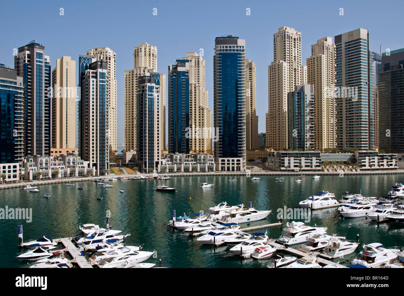 Dubai Marina Dubai UAE Stock Photo