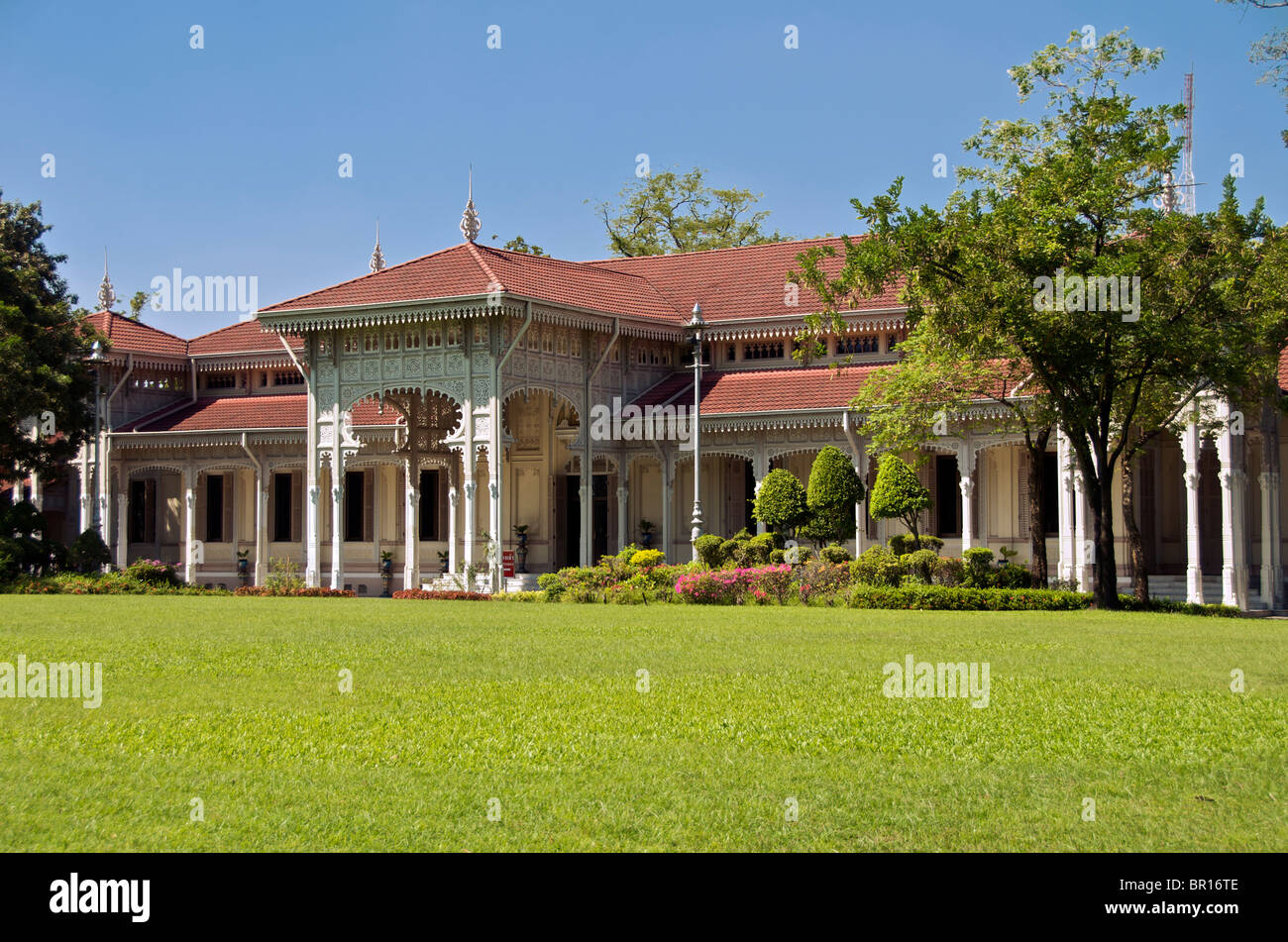 Abhisek Dusit Throne Hall Dusit Palace Park Bangkok Thailand Stock Photo