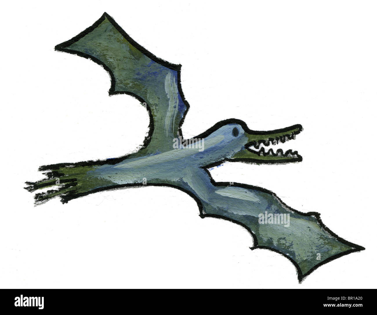 Cearadactylus (frightfull finger). Model of pterodactyl. Stock Photo by  ©troyka 11879305