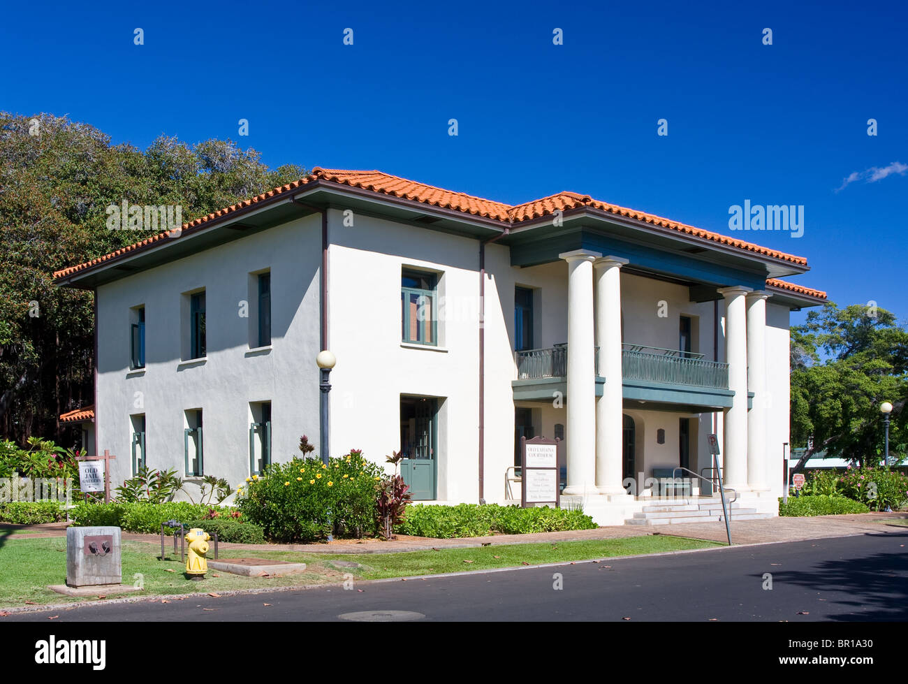 Courthouse in Lahaina, Maui, Hawaii, USA Stock Photo Alamy