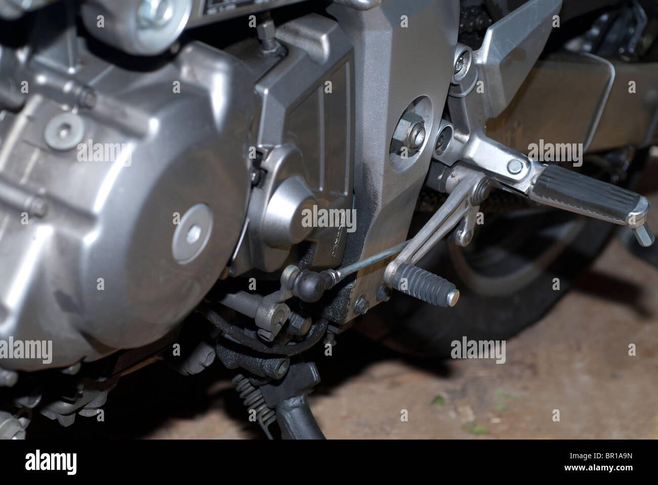 Motorbike gear lever hi-res stock photography and images - Alamy