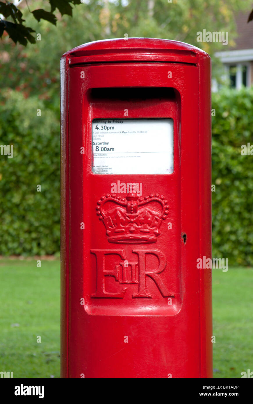 Red Mail Box Stock Photo