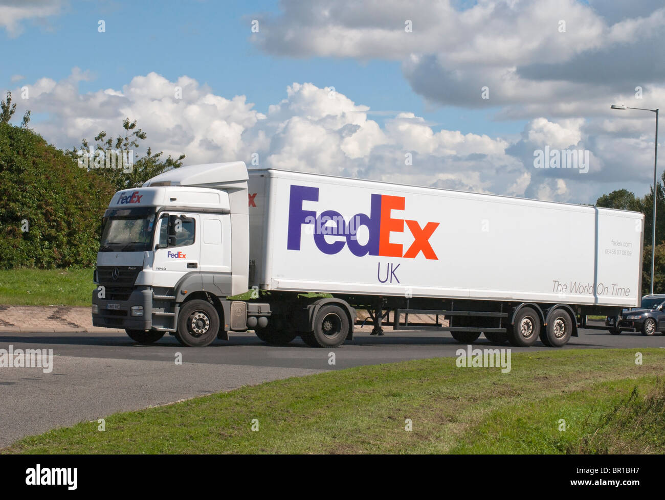 Fedex Truck Stock Photo