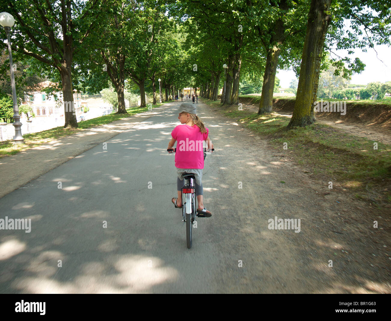 Cycling Lane Family City High Resolution Stock Photography and Images -  Alamy