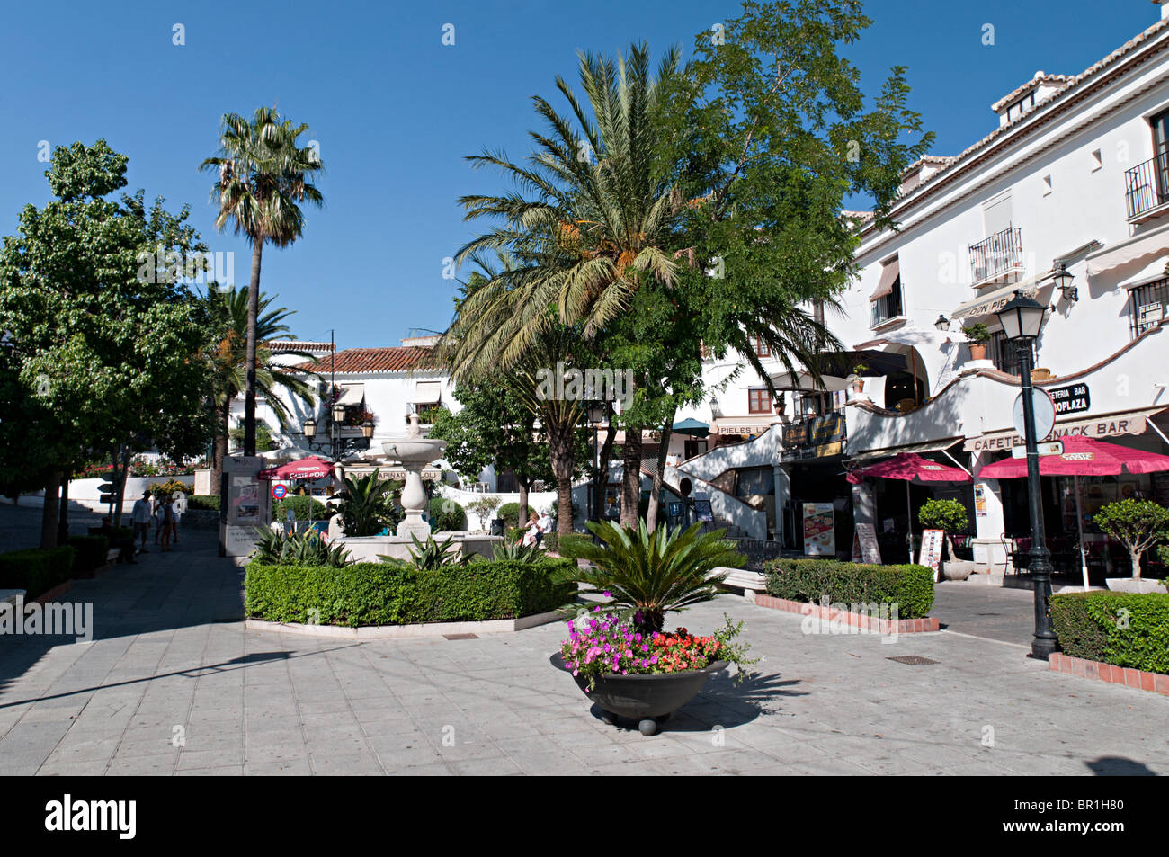 Calle de los campos main square andalusia hires stock photography and