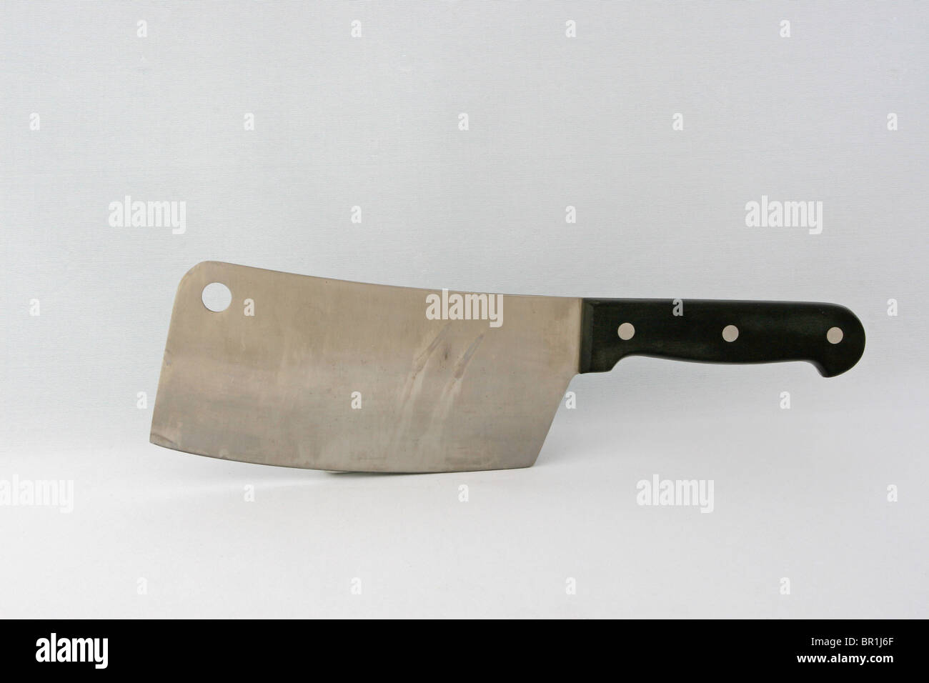 Still life meat cleaver Stock Photo
