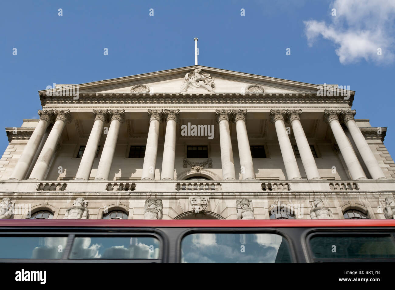 The Bank Of England Building In The City Of London, England Stock Photo ...