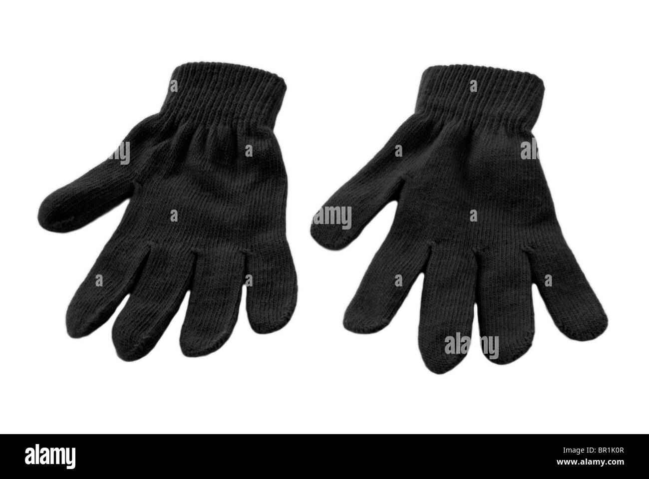 Gloves on White Background Stock Photo - Alamy