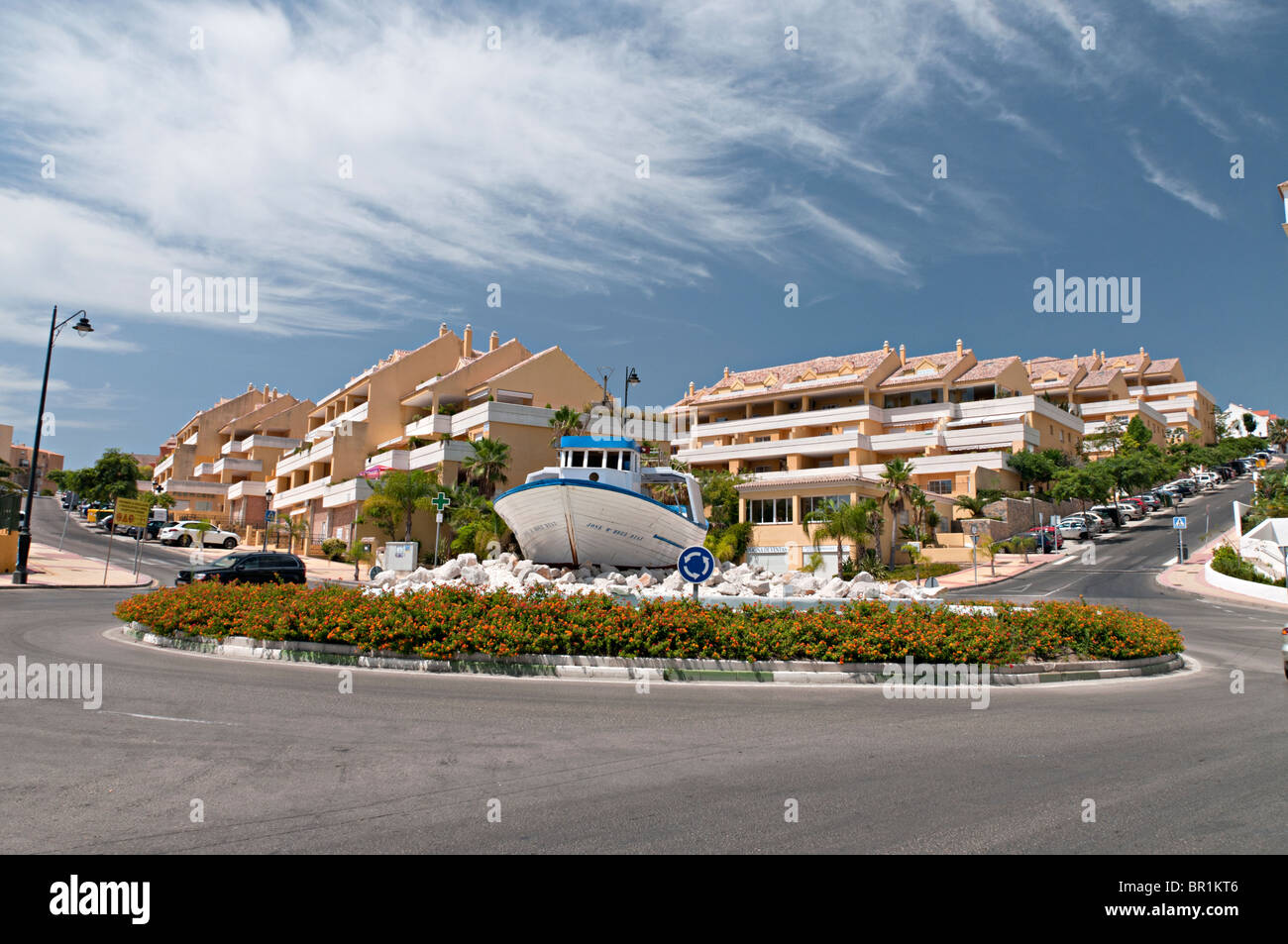 Boat estepona spain harbour car hires stock photography and images Alamy