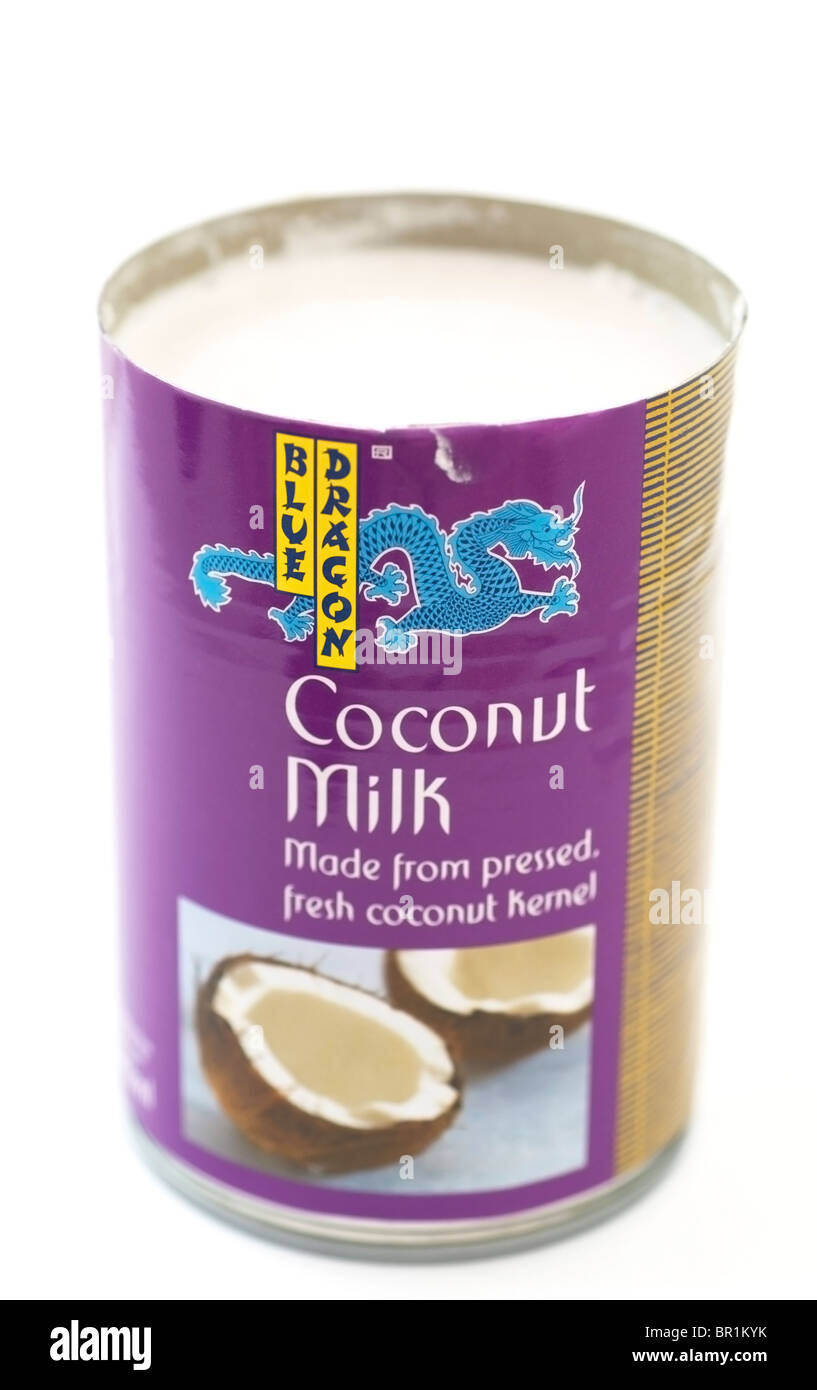 Can of Coconut Milk Stock Photo Alamy