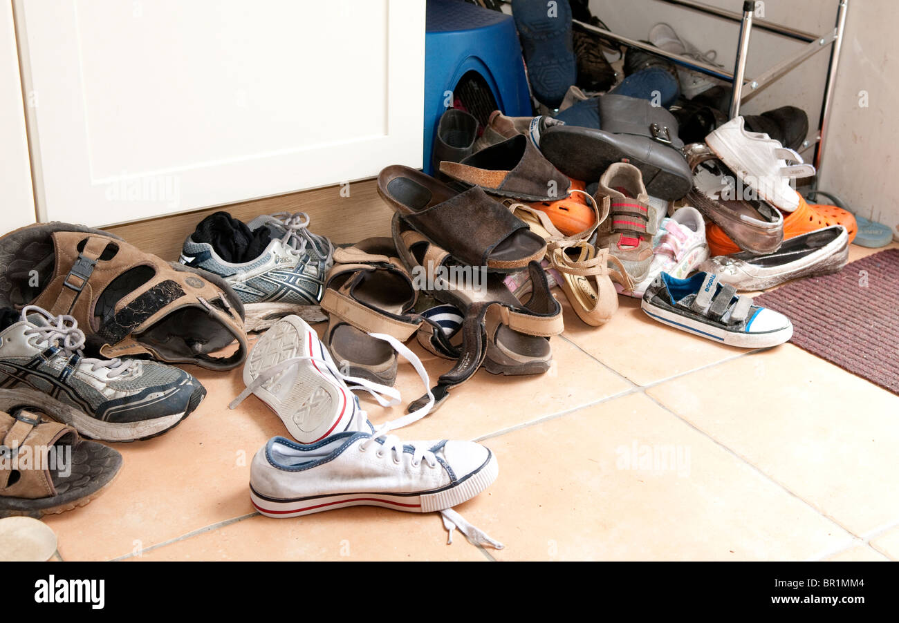 Piles Of Shoes High Resolution Stock Photography and Images Alamy