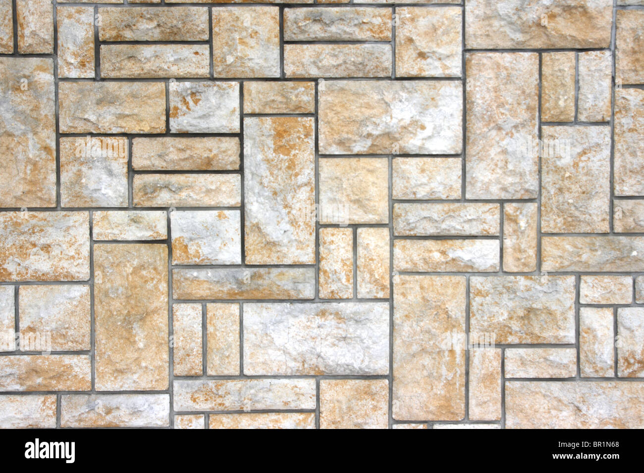 View of sandtone, sand-stone wall Stock Photo - Alamy