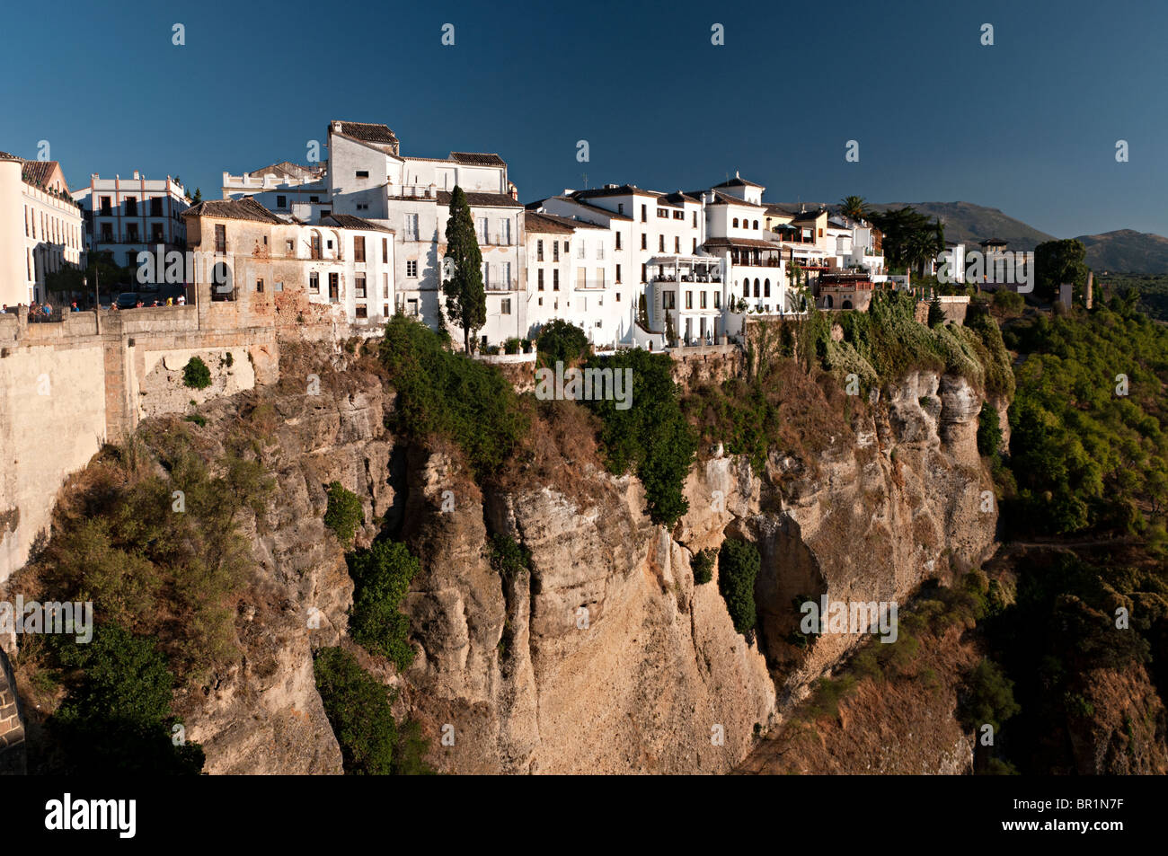 George In Ronda Spain views of ronda spain and its bridge over a rocky gorge high in the ...