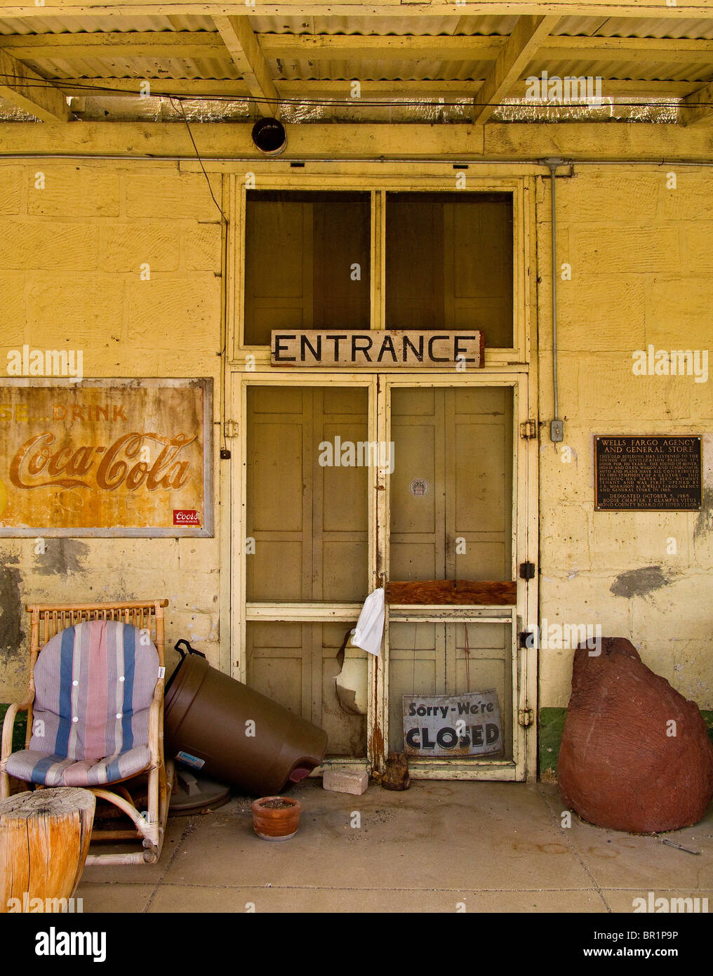 Abandoned door Stock Photo