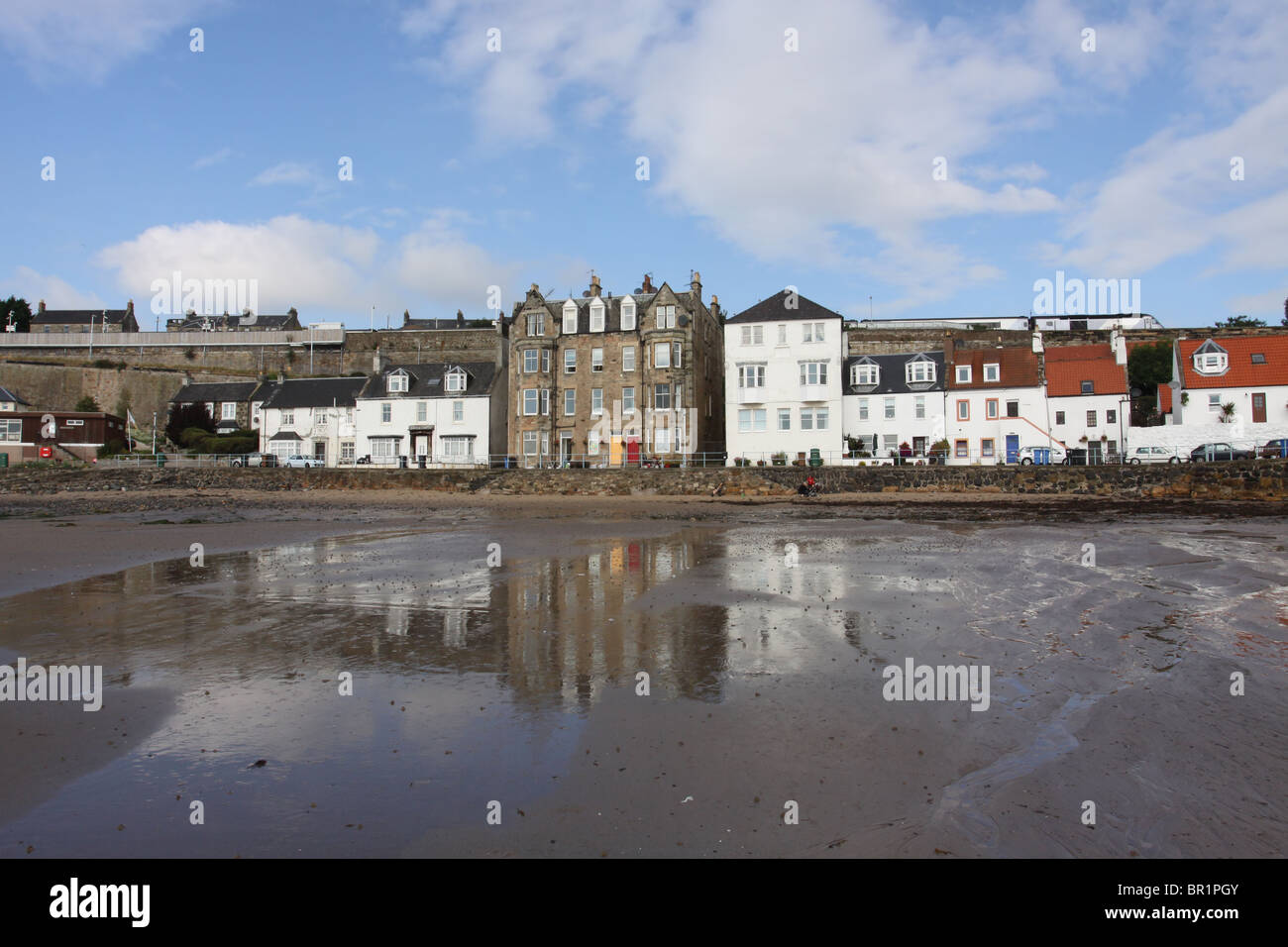 Kinghorn Fife at low tide Scotland September 2010 Stock Photo Alamy