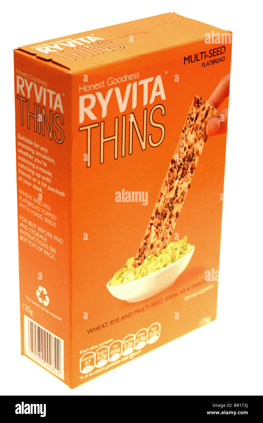 Ryvita Thins Flatbread Stock Photo