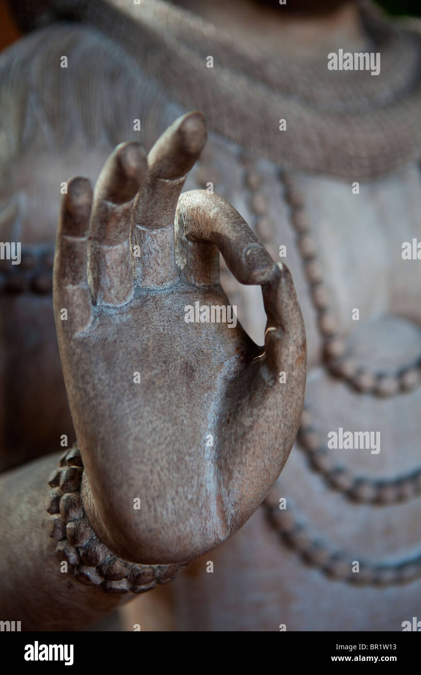 Buddha statue hand Stock Photo Alamy
