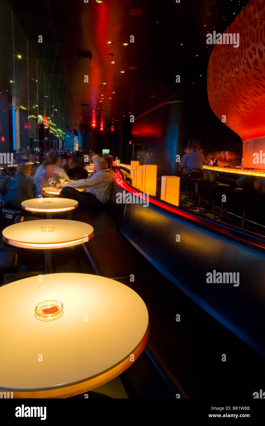 The colorful interior of a bar on the strip in Las Vegas Stock Photo ...
