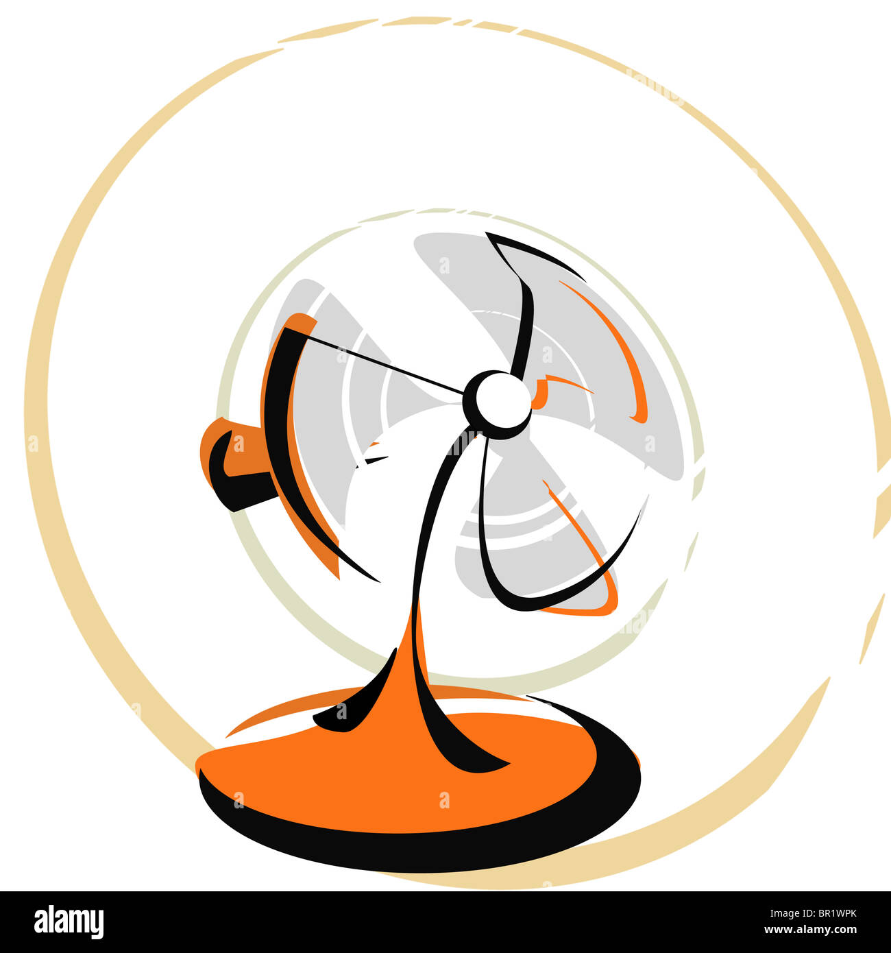 Fan clip art cartoon illustration hi-res stock photography and images -  Page 2 - Alamy
