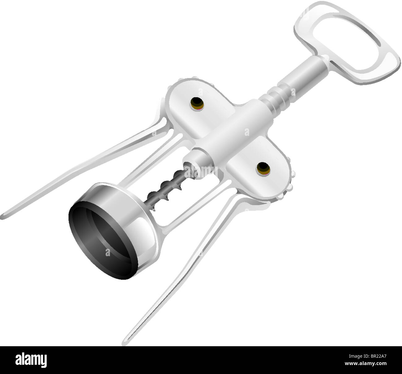 An illustration of a corkscrew Stock Photo Alamy