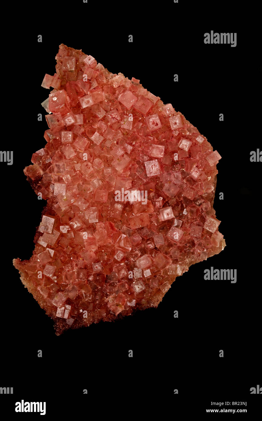 Halite - NaCl - Sodium chloride - Salt - Searles Lake - California -USA - An ore of salt used for human consumption Stock Photo