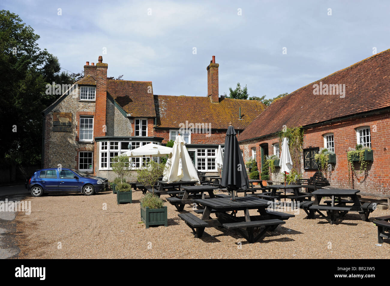 The Ram pub in the village of Firle near Lewes East Sussex UK Stock Photo -  Alamy