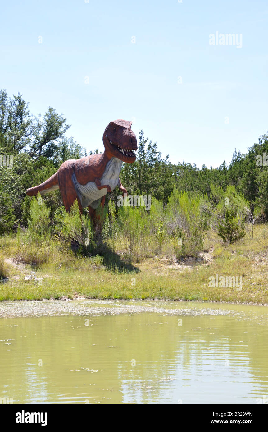 Tyrannosaurus Rex, Dinosaur World, Glen Rose, Texas, USA Stock Photo ...
