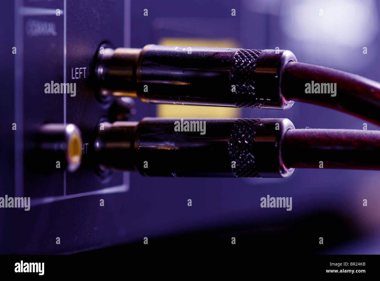 HiFi audio connection Stock Photo Alamy