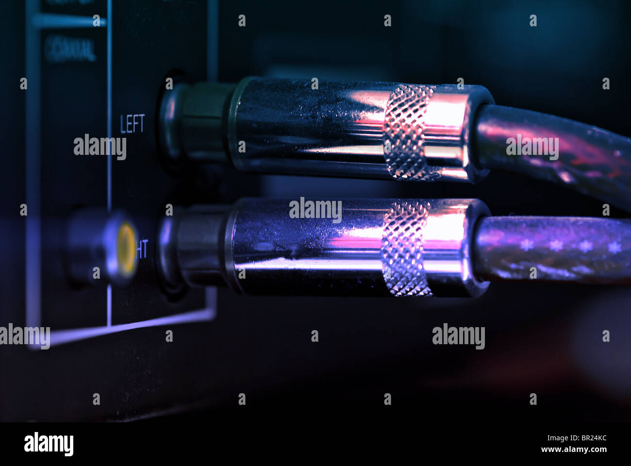 HiFi audio connection Stock Photo Alamy