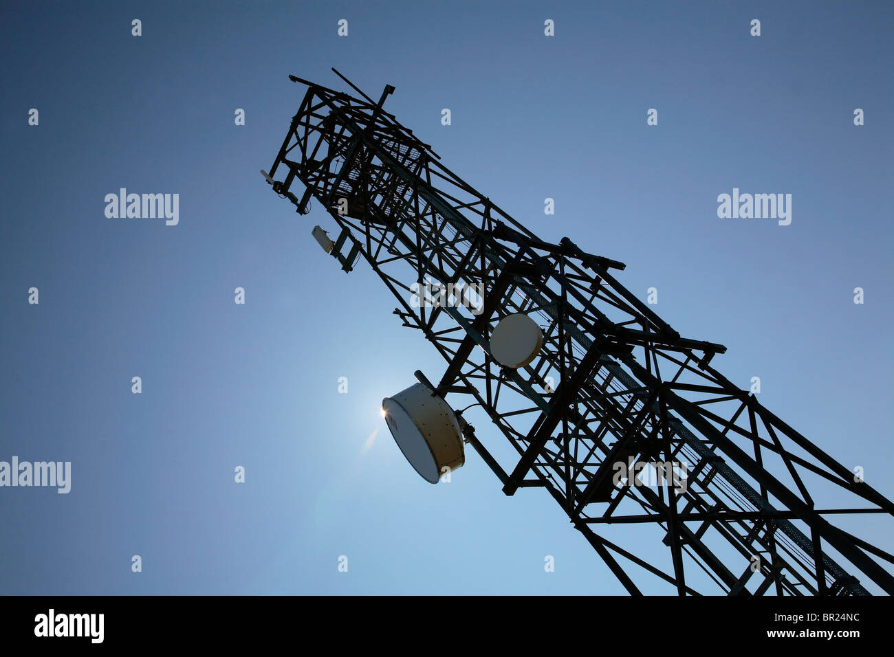 Communications Tower Islay Scotland Stock Photo