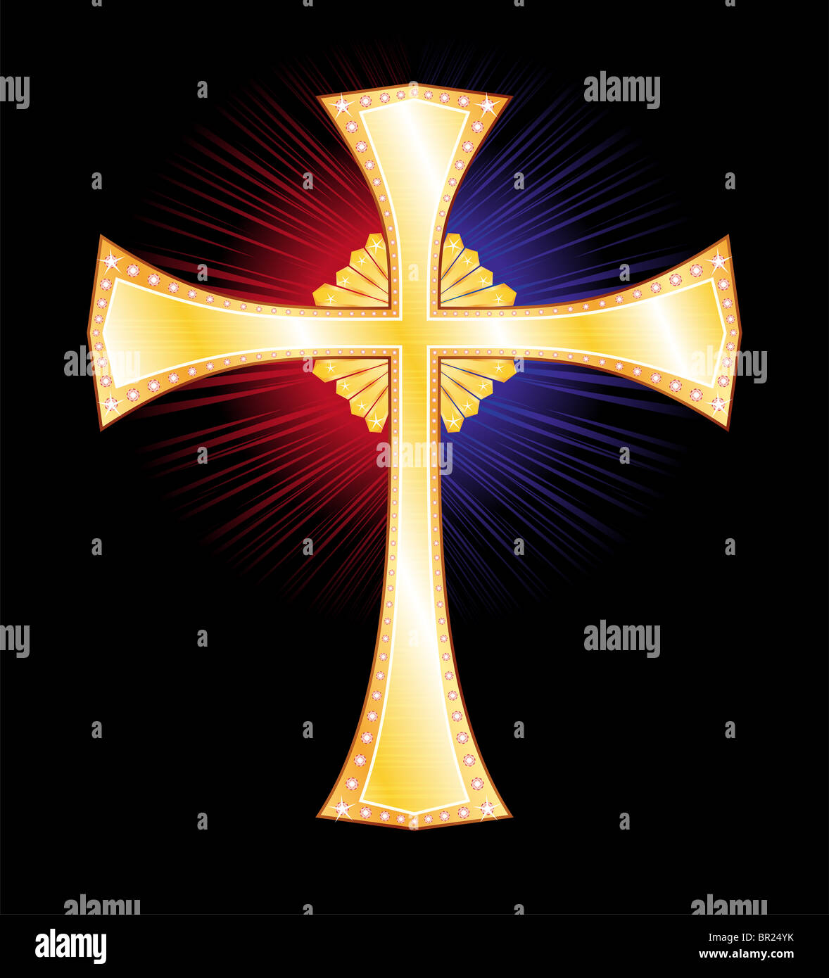 Gold vector design Cut Out Stock Images & Pictures - Alamy