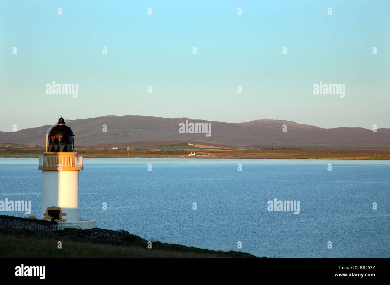 Islay Port Charlotte Lighthouse Stock Photo Alamy