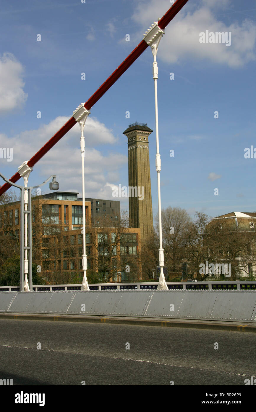 The Tower of the Victorian Sewage Pumping Station in Grosvenor Road