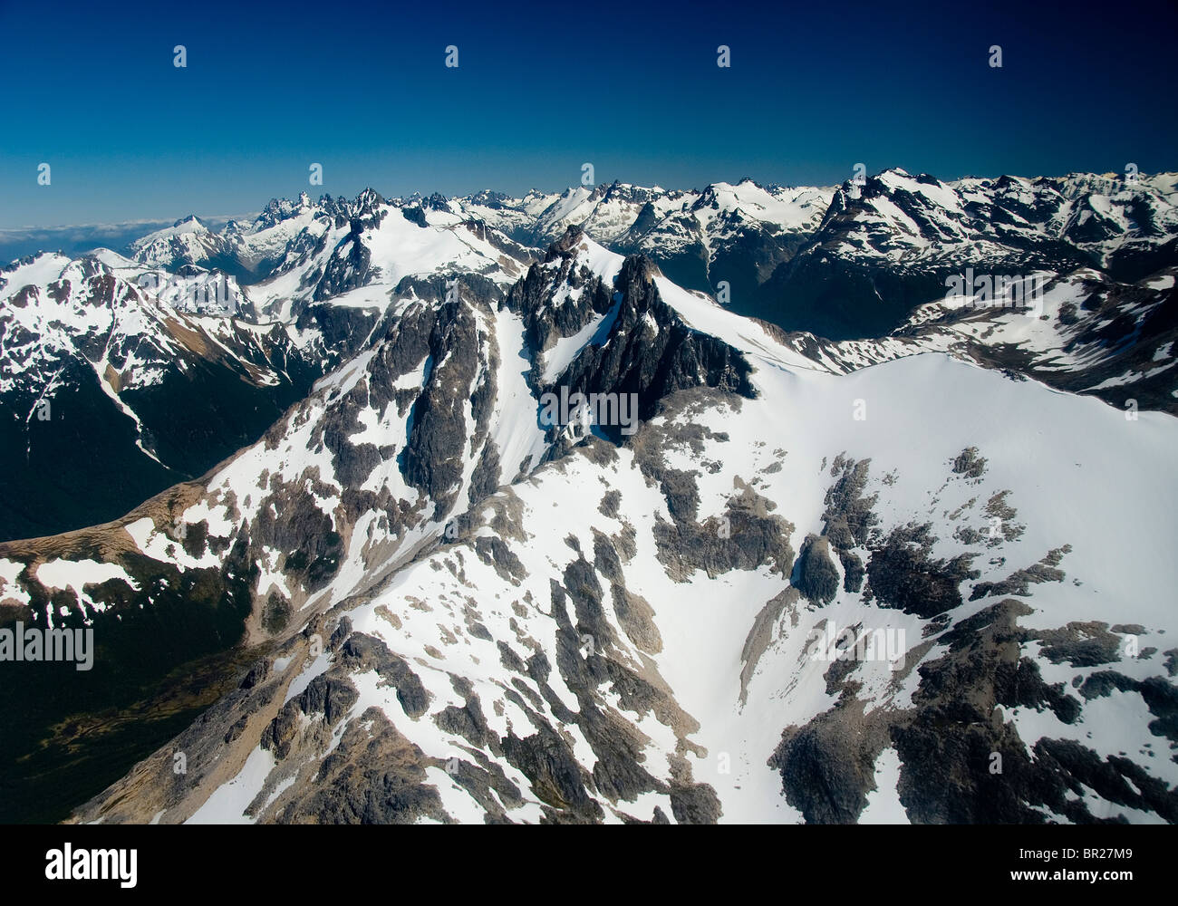 Aerial view snow capped andes hi-res stock photography and images - Alamy