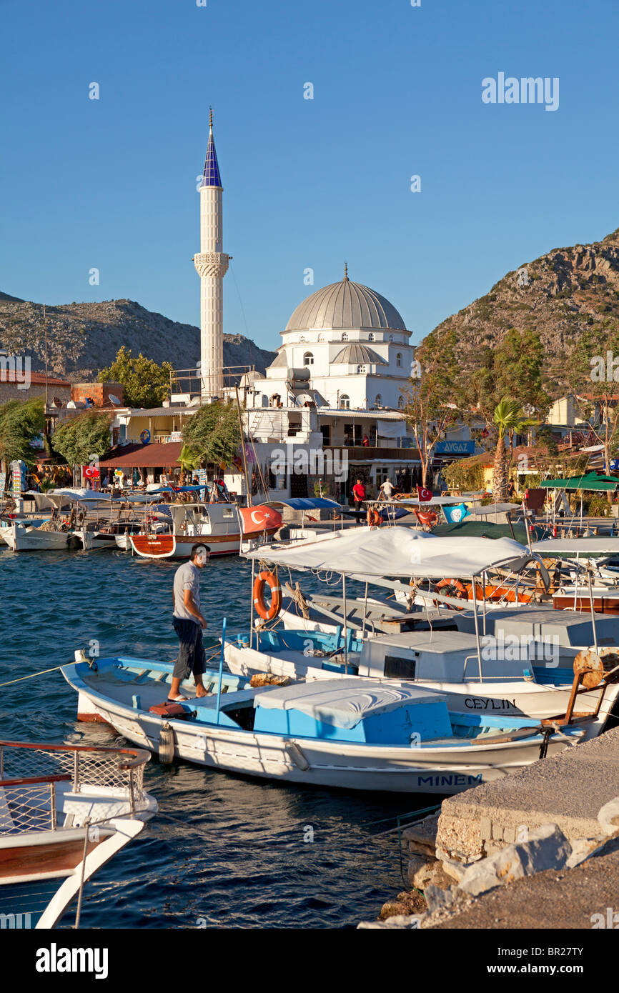 Bozburun Town, Bozburun Peninsula, West coast, Turkey Stock Photo - Alamy