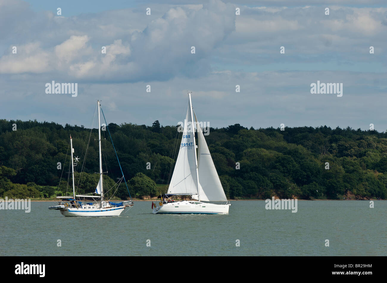 River Orwell near Ipswich, Suffolk, England, United Kingdom Stock Photo
