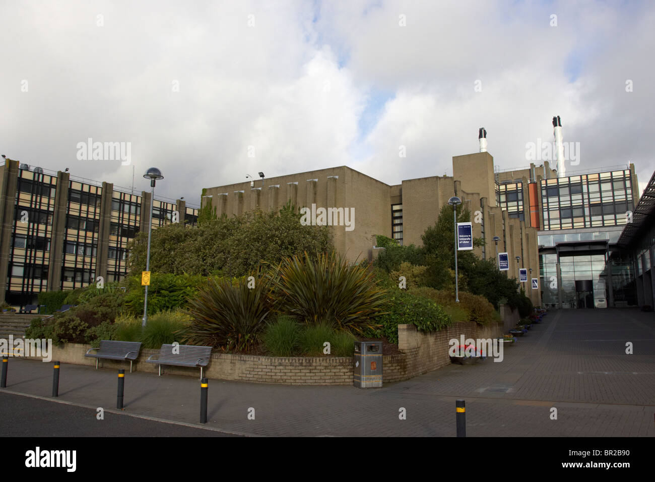main building of the University of Ulster Jordanstown Campus Northern