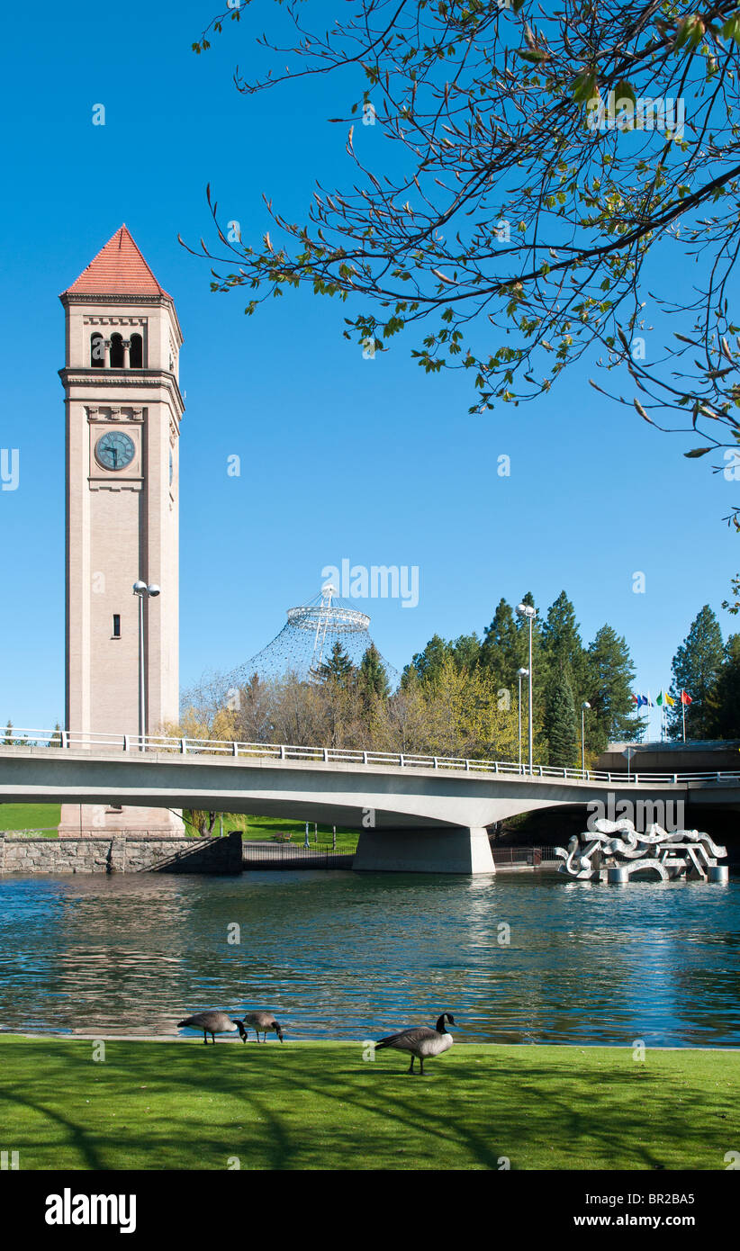 Riverfront Park, Spokane, Washington. Stock Photo