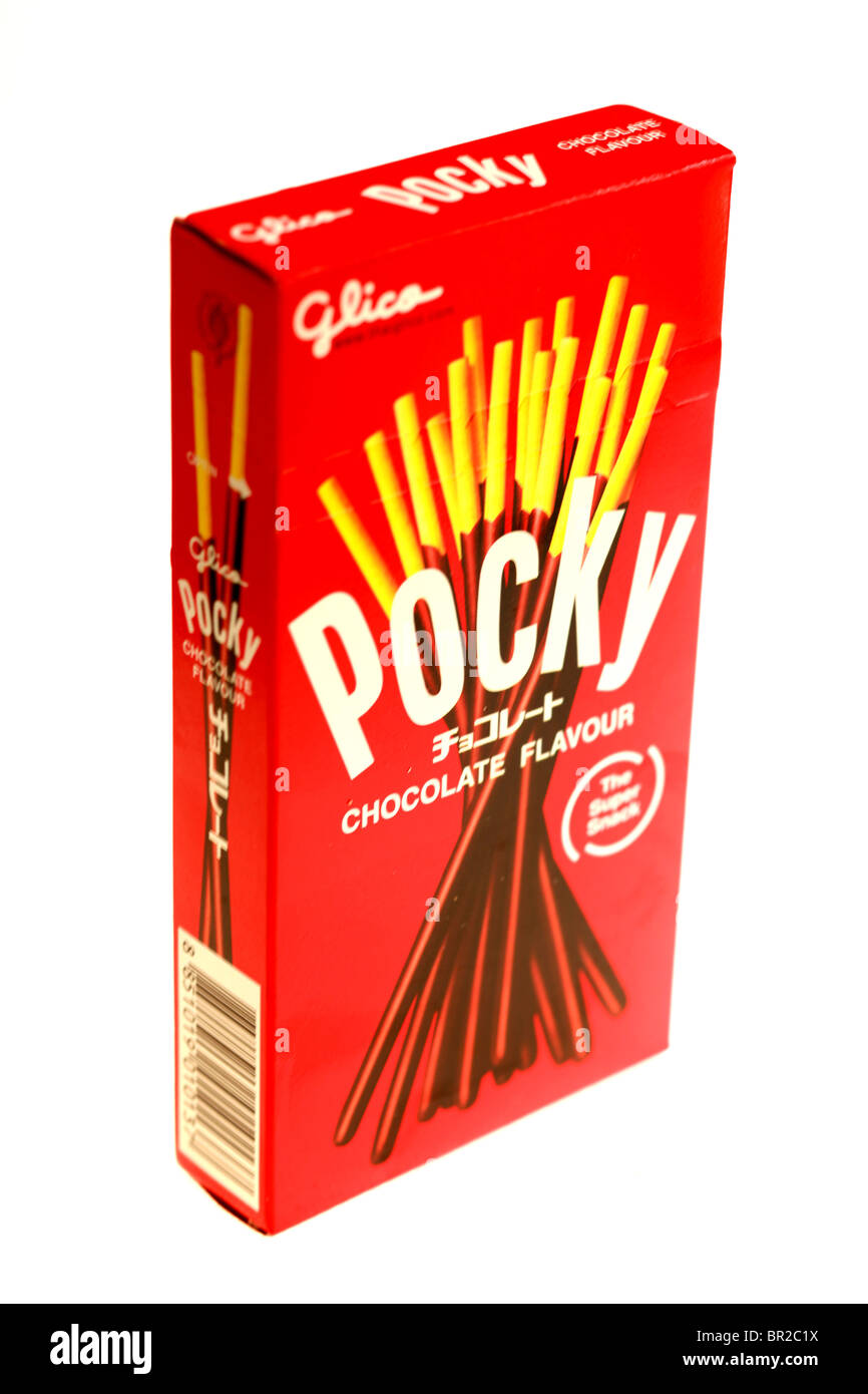 Pocky Chocolate Sticks Stock Photo - Alamy
