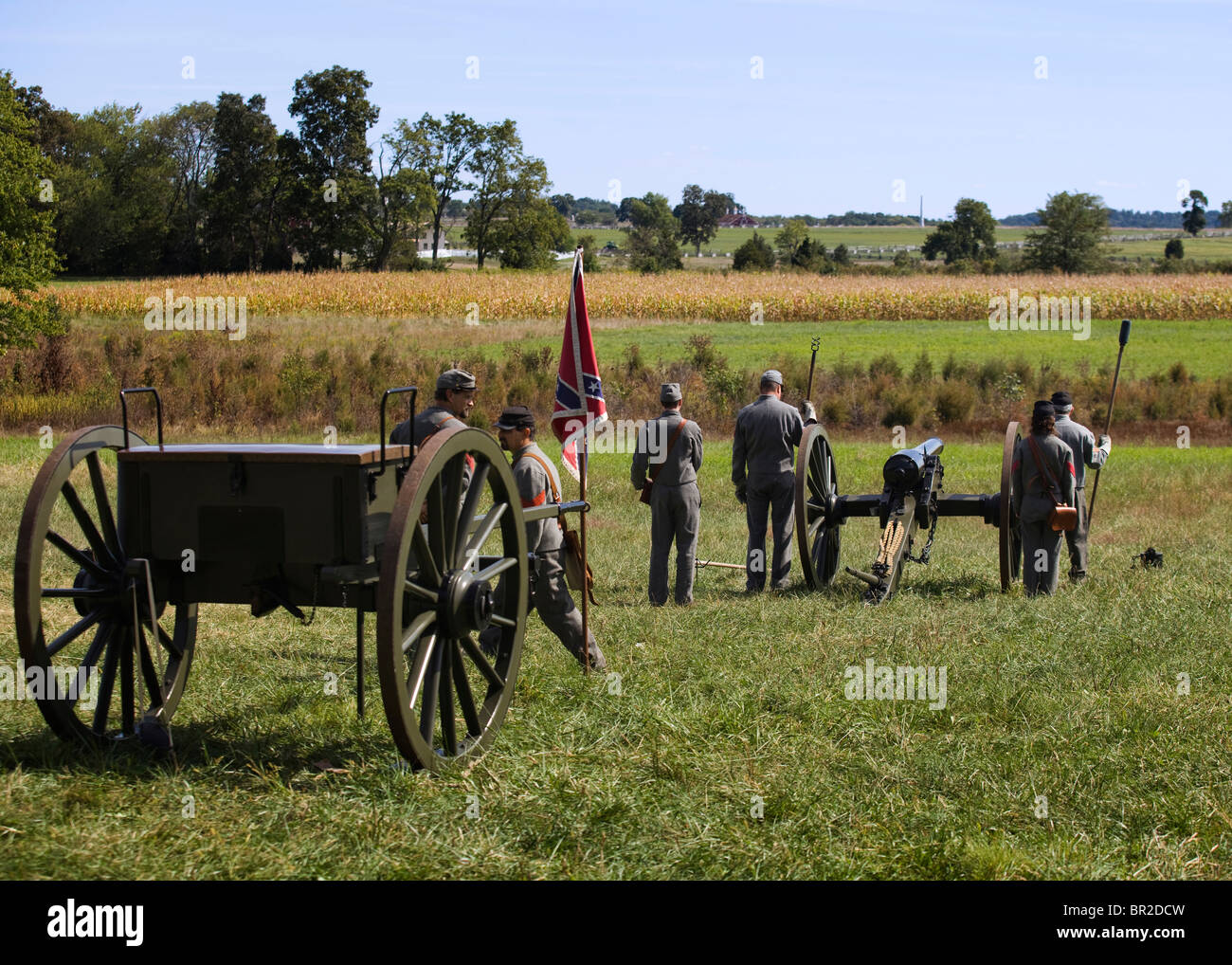 American Civil War reenactment Gettysburg, Pennsylvania, USA Stock