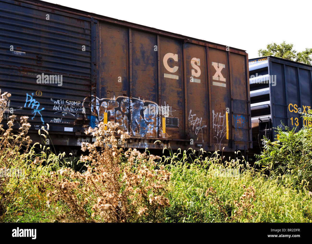 CSX boxcar Stock Photo Alamy