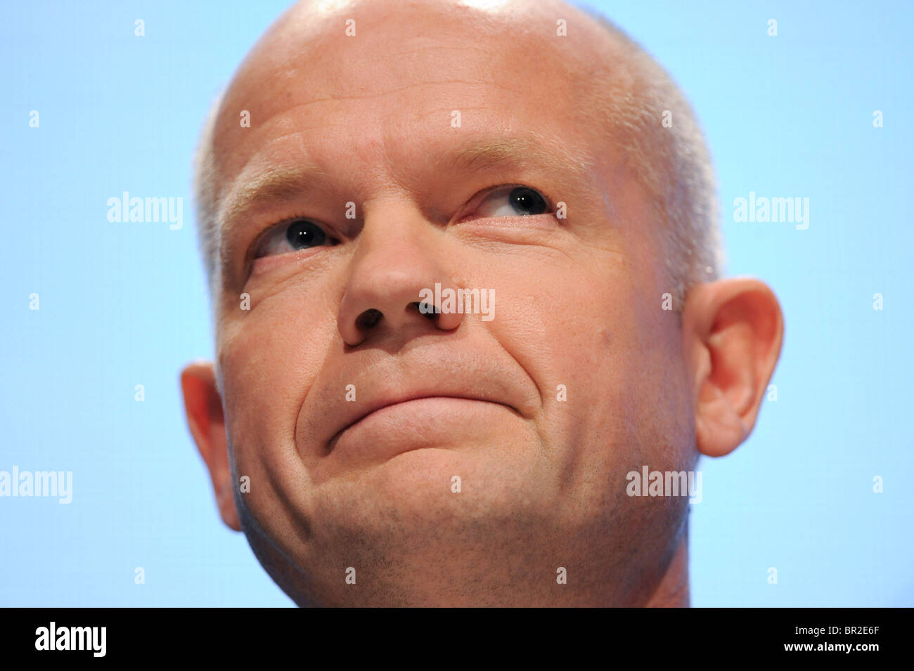The Rht Hon William Hague attends the Conservative Conference in Manchester, 5th October 2009. Stock Photo