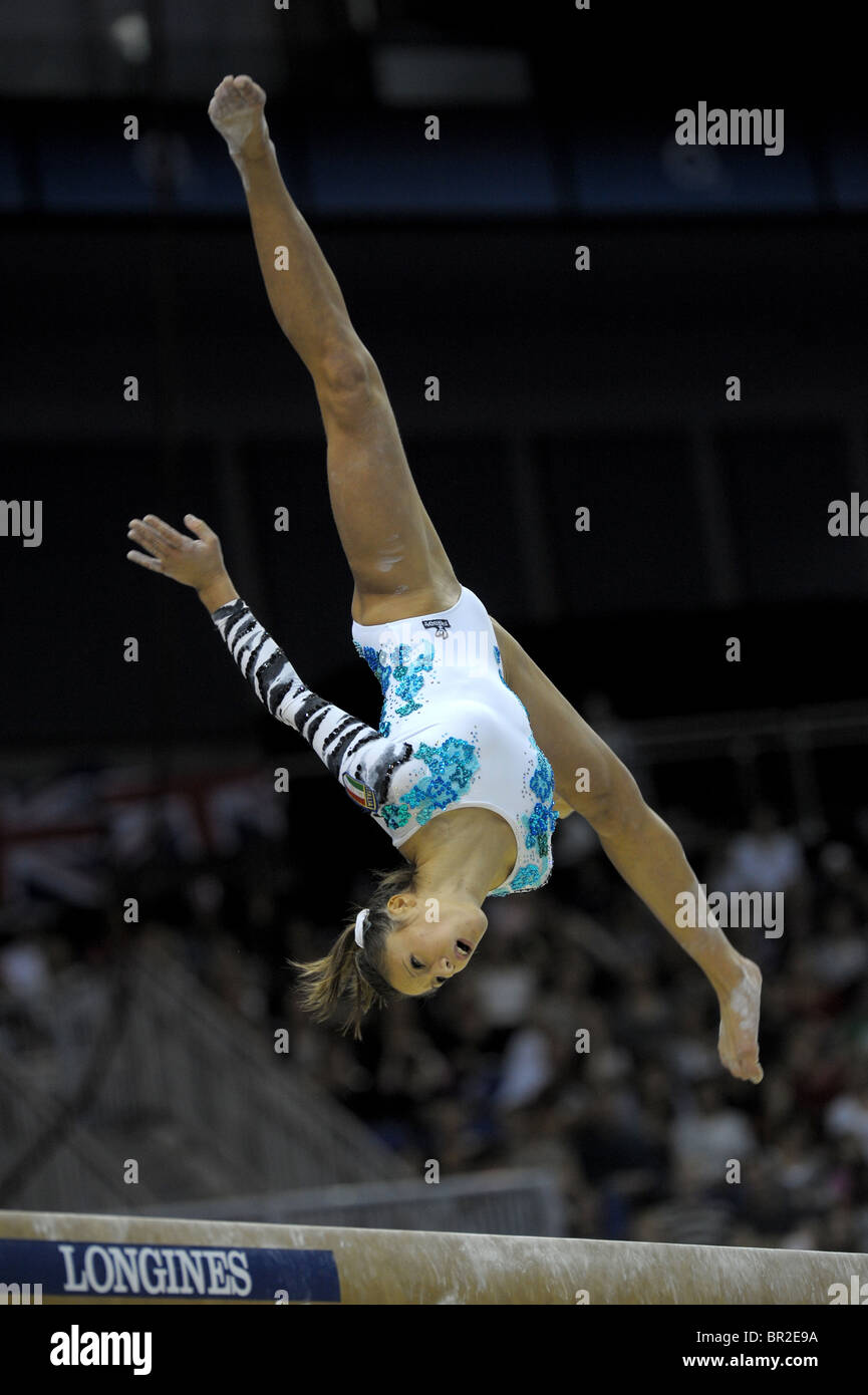 16.10.2009.World Gymnastics Championships at the O2 Arena London.Womens Finals Competition, Photo Alan Edwards© Stock Photo
