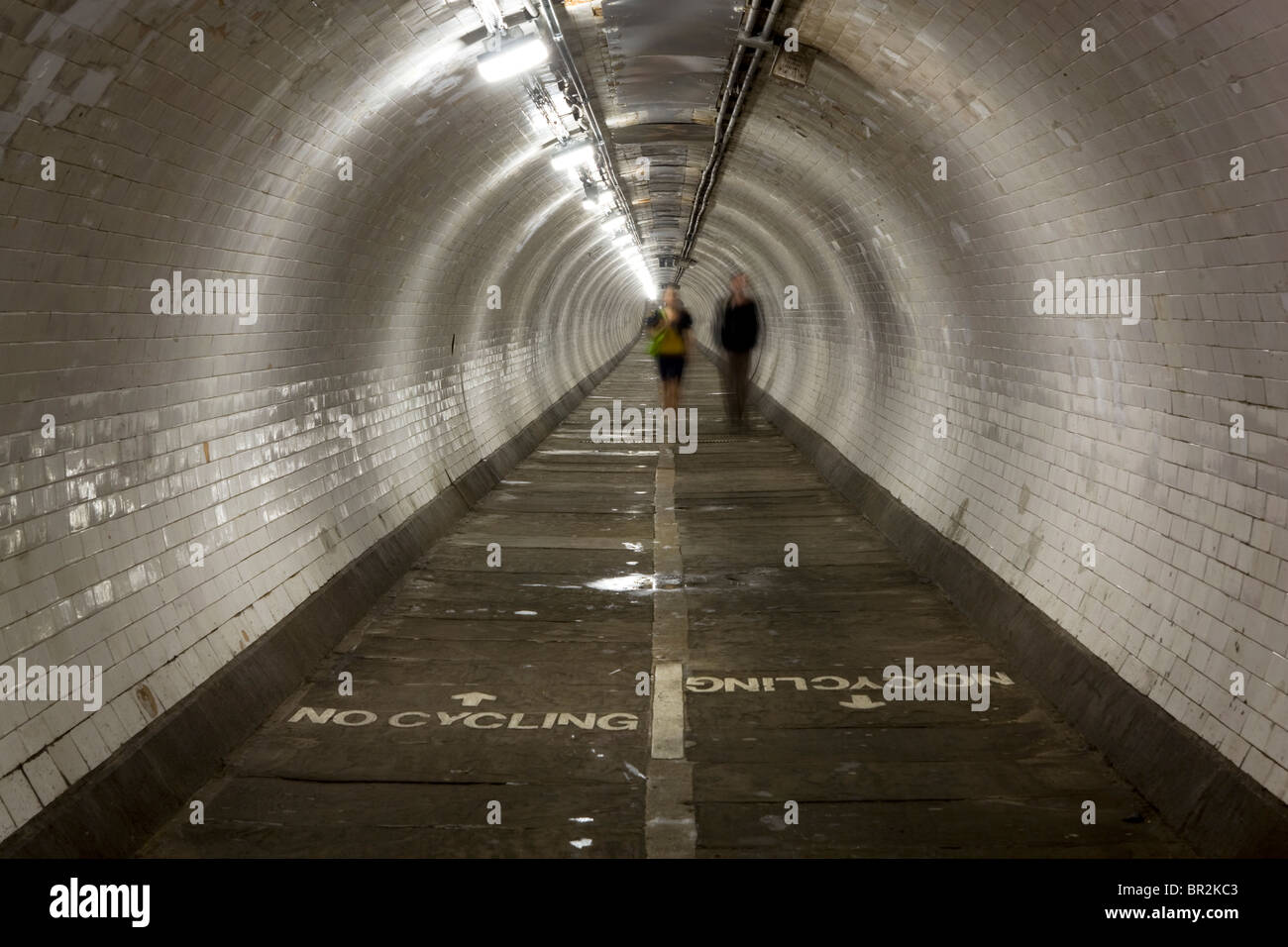 Greenwich Foot Tunnel London England UK Stock Photo Alamy