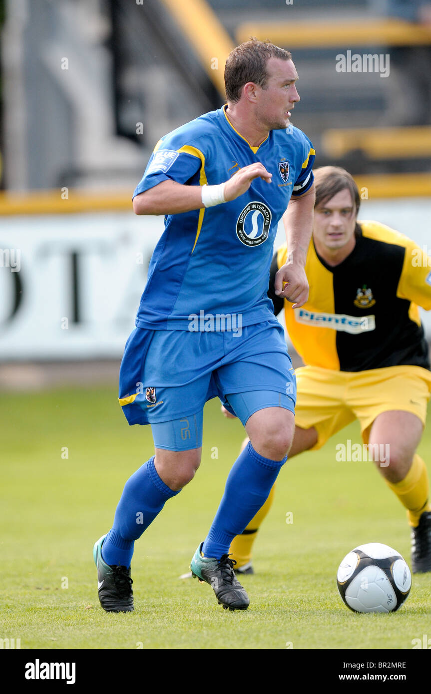 2010 Blue Square Premier League Southport v AFC Wimbledon Aug 14th.Kedwell of Wigan. Stock Photo