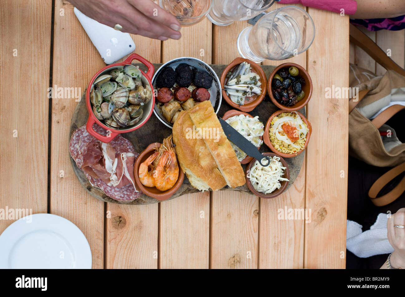 Tapas pub food in Yorkshire pub Stock Photo Alamy