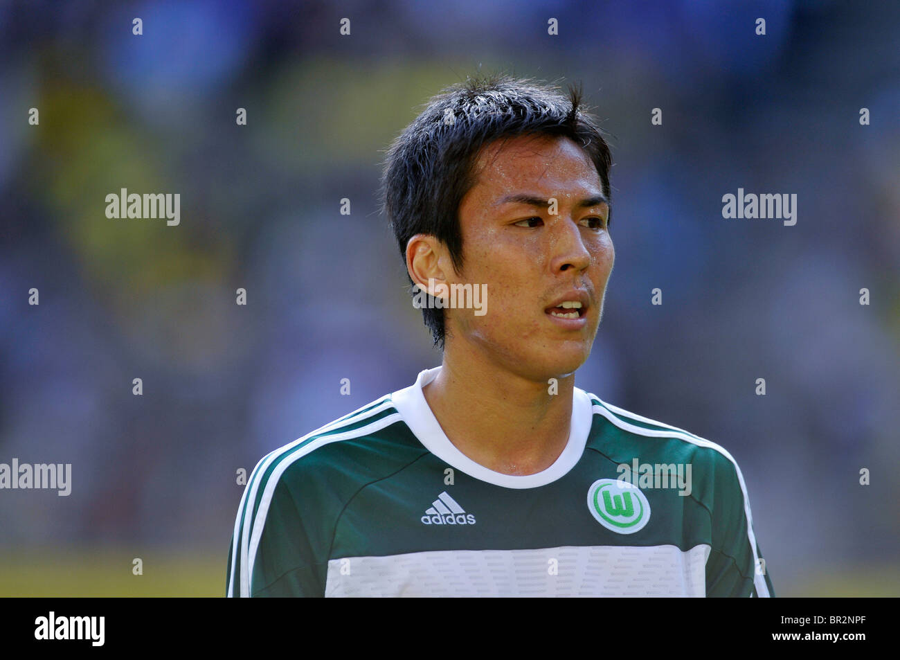 Makoto HASEBE, VfL Wolfsburg, german Bundesliga match Borussia Dortmund vs VfL Wolfsburg Stock Photo