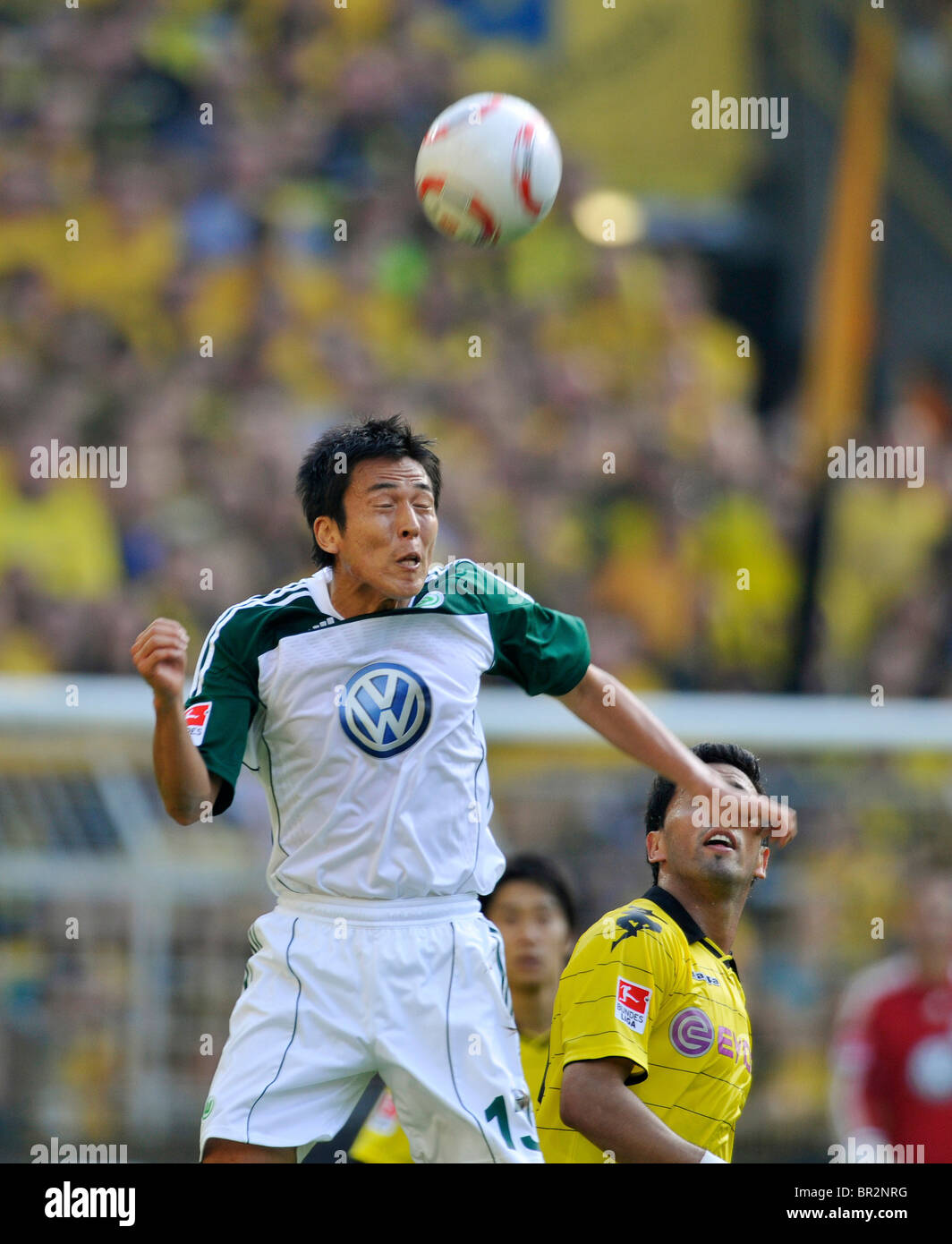 Makoto HASEBE, VfL Wolfsburg, german Bundesliga match Borussia Dortmund vs VfL Wolfsburg Stock Photo