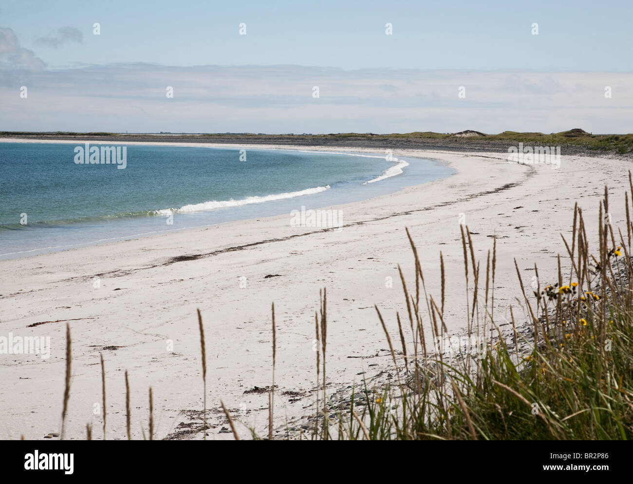 Whitemill Bay on Sanday Island in the Orkney Islands, Scotland Stock Photo